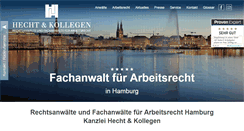 Desktop Screenshot of kanzlei-hecht.de